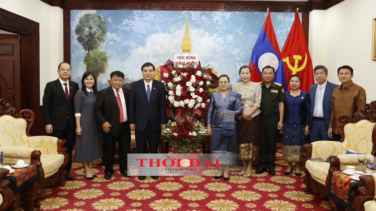 Hội hữu nghị Việt Nam - Lào chúc nhân dân Lào đón Tết Bunpimay 2567 an vui, hạnh phúc