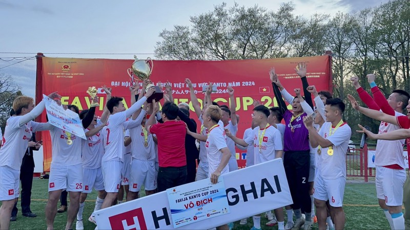 40 đội bóng tranh tài tại giải bóng đá người Việt tại Nhật Bản