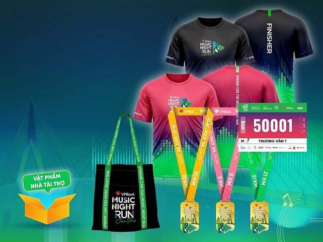 Hé lộ bộ racekit cực chất của VPBank Can Tho Music Night Run 2024