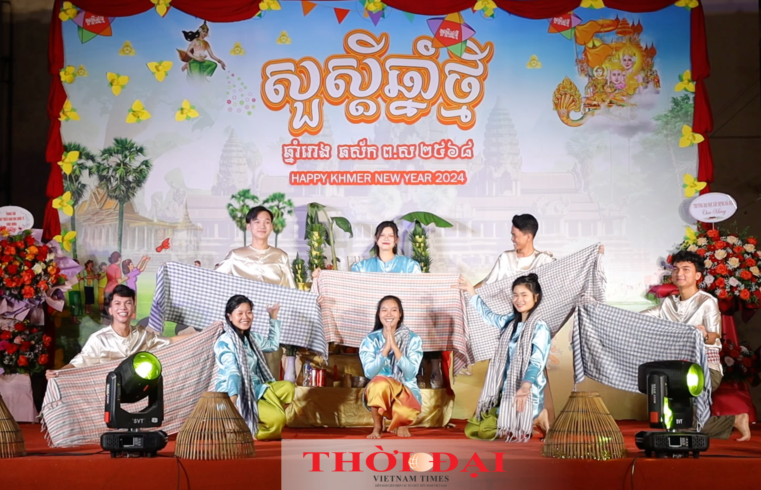 Lưu học sinh Campuchia vui Tết Chol Chnam Thmay