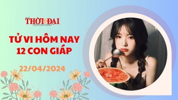 Tử vi hôm nay 12 con giáp 22/4/2024: Thìn tài tinh chiếu mệnh hút tài lộc về mình