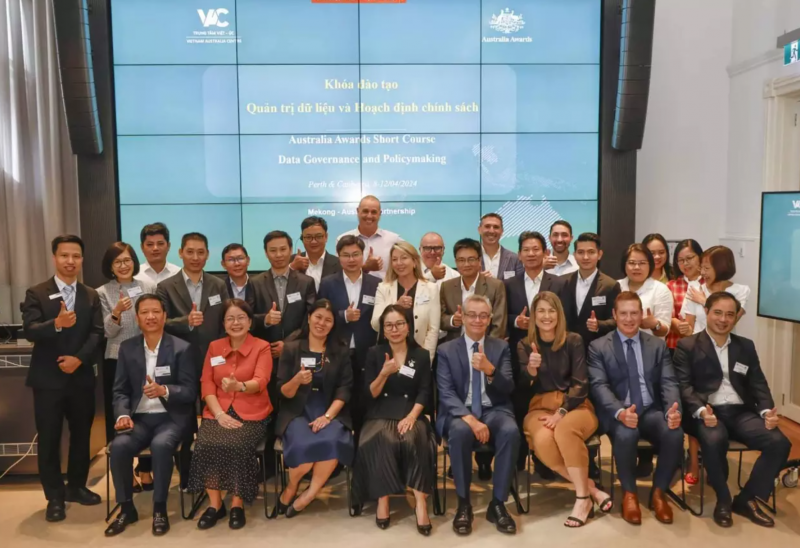 Australia tài trợ Việt Nam tổ chức khóa học quản trị dữ liệu và hoạch định chính sách