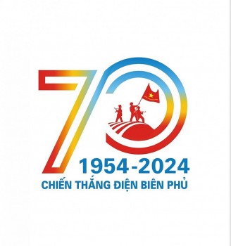 mau logo chinh thuc tuyen truyen ky niem 70 nam chien thang dien bien phu