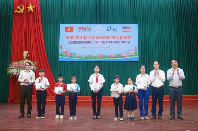 Gần 40.000 thí sinh tham gia Cuộc thi trực tuyến giáo dục rủi ro bom mìn, vật nổ