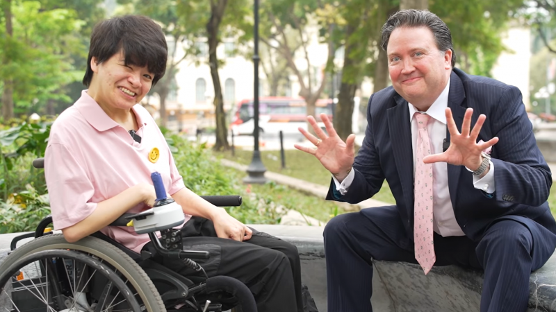Tôi hy vọng rằng các trường học, công trình công cộng sẽ trở nên dễ tiếp cận hơn cho người khuyết tật