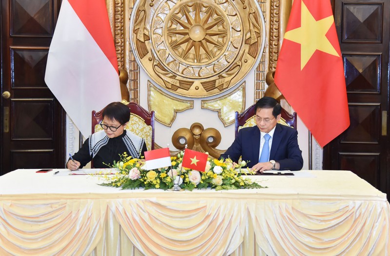 Việt Nam - Indonesia tăng cường hợp tác trong lĩnh vực nông nghiệp, thủy sản, giáo dục, du lịch và giao lưu nhân dân