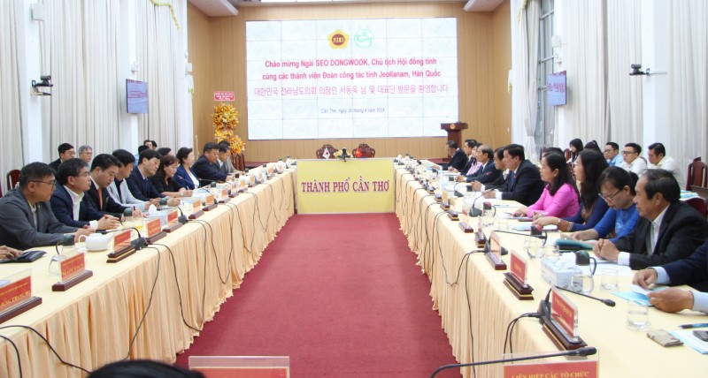 TP Cần Thơ và tỉnh Jeollanam (Hàn Quốc) tiếp tục thúc đẩy hợp tác đa lĩnh vực