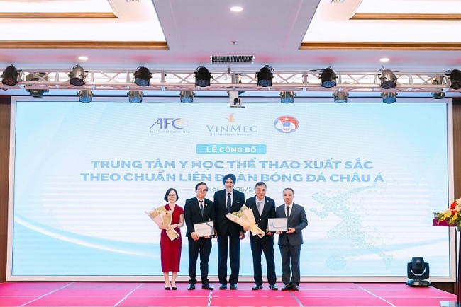 Trung tâm Y học thể thao Vinmec được công nhận xuất sắc theo chuẩn châu á