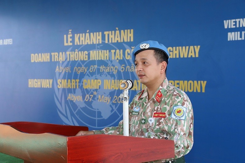 Đại tá Nguyễn Việt Hưng, Chỉ huy trưởng lực lượng Việt Nam tham gia hoạt động gìn giữ hòa bình Liên hợp quốc tại Phái bộ UNISFA, Đội trưởng Đội Công binh Việt Nam