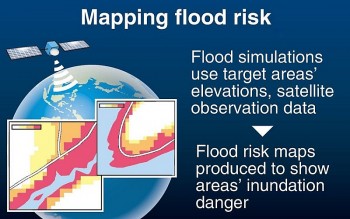 Nhật Bản cung cấp bản đồ cảnh báo lũ lụt cho 4 nước Đông Nam Á trong đó có Việt Nam