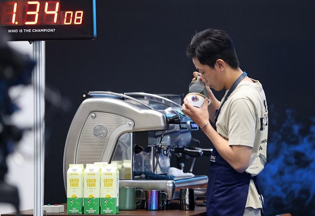 Vinamilk đồng hành cùng các Barista tại cuộc thi quốc tế Asia Latte Art Battle