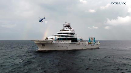 OceanX’s vessel OceanXplorer