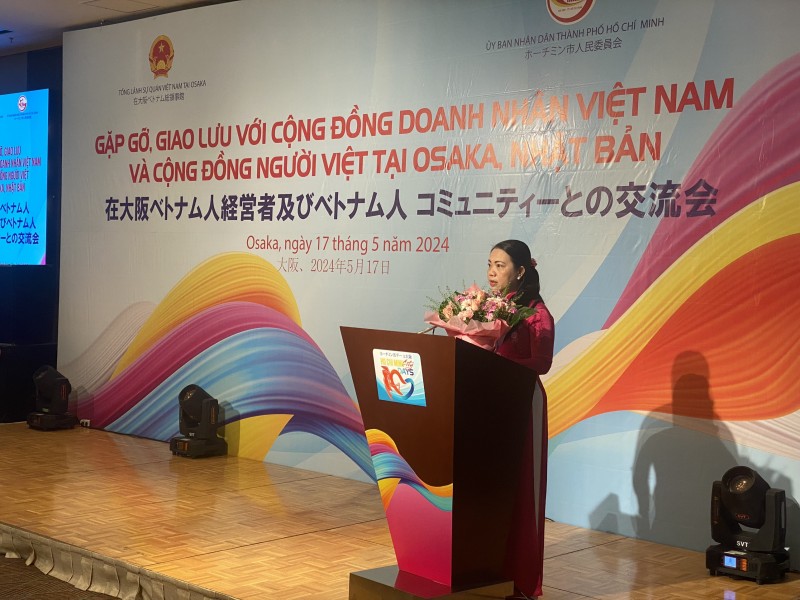 TP.HCM gặp gỡ, giao lưu với cộng đồng người Việt tại Osaka, Nhật Bản