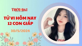 Tử vi hôm nay 12 con giáp 30/5/2024: Hợi tiền bạc chảy vào túi