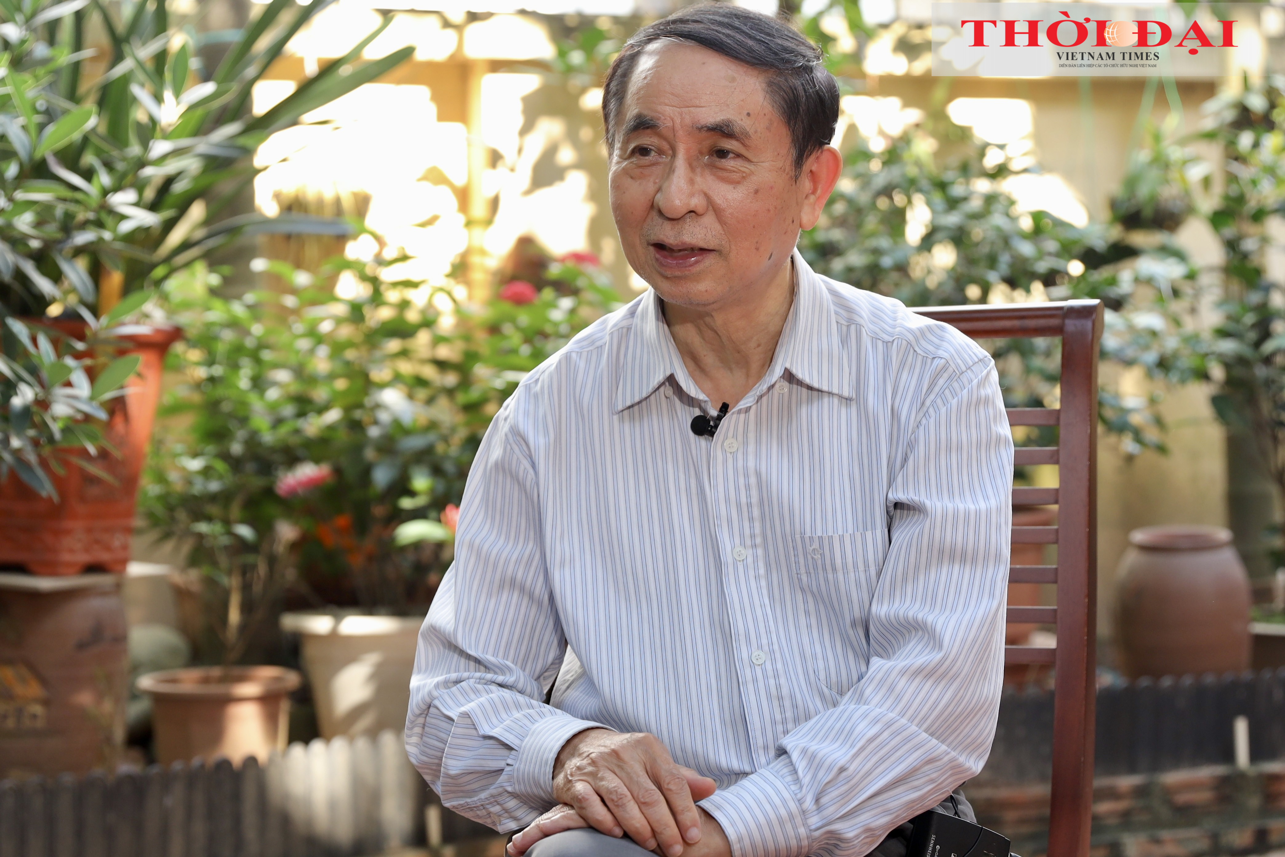 Ông Nguyễn Vinh Quang, Phó Chủ tịch Hội hữu nghị Việt Nam – Trung Quốc. (Ảnh: Đinh Hòa)