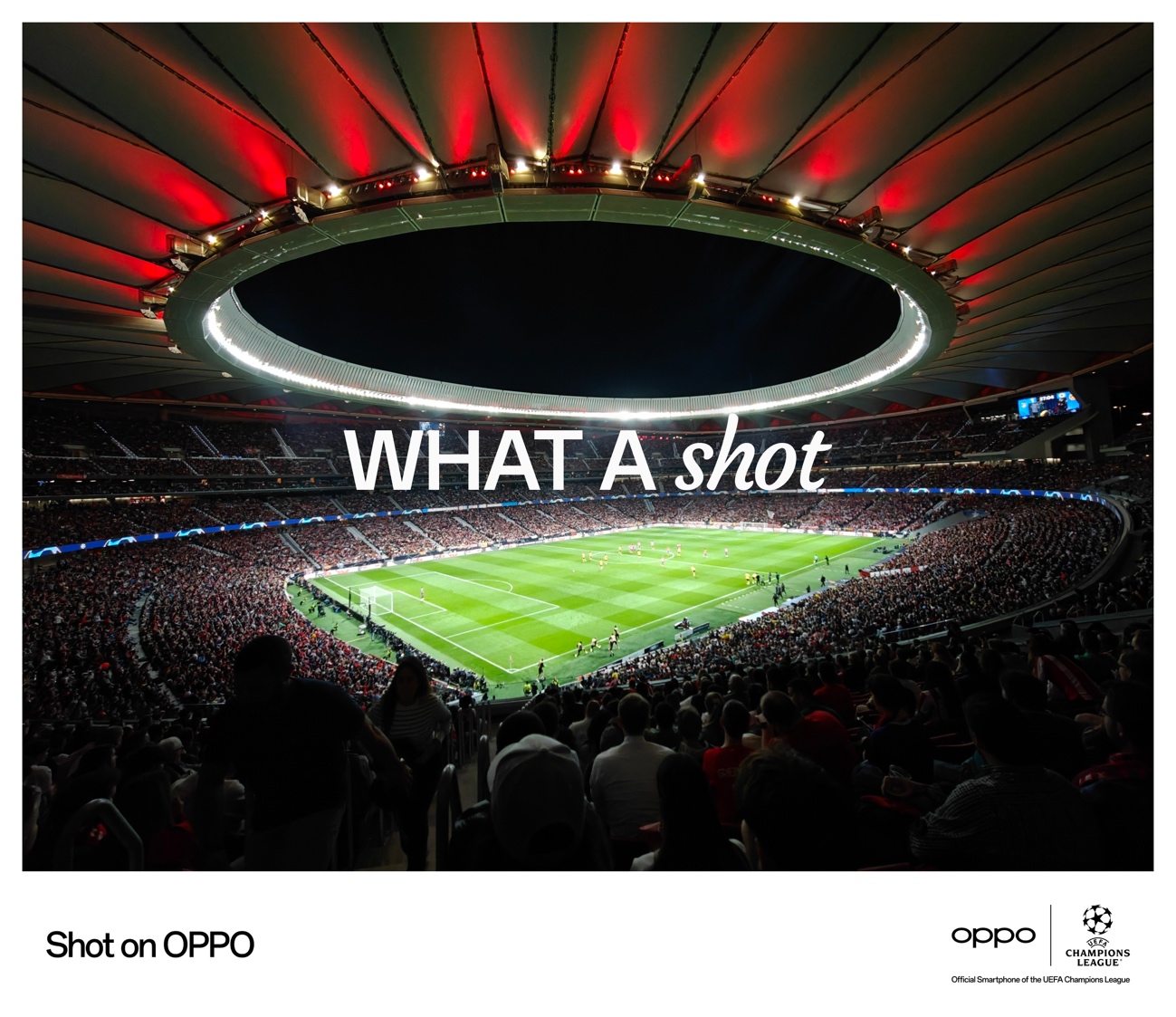Shot on OPPO Find X7 Ultra by official UEFA Champions League photographers
