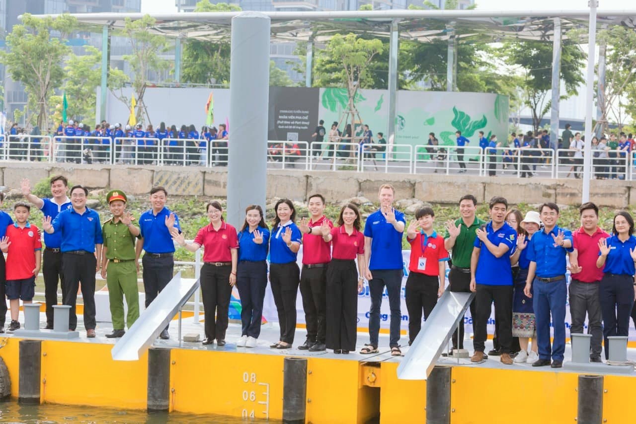 Tình nguyện viên quốc tế tham gia chiến dịch tình nguyện hè Thành phố Hồ Chí Minh năm 2024