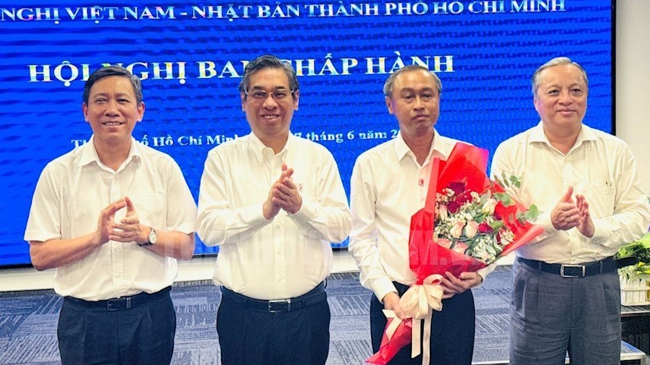 Ông Huỳnh Thanh Nhân giữ chức Chủ tịch Hội hữu nghị Việt Nam - Nhật Bản Thành phố Hồ Chí Minh