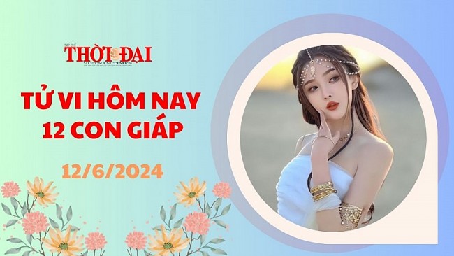 Tử vi hôm nay 12 con giáp 12/6/2024: Dần sự nghiệp gặp nhiều rắc rối