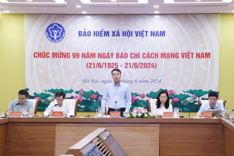 Tổng Giám đốc BHXH Việt Nam Nguyễn Thế Mạnh phát biểu chủ trì Hội nghị (Ảnh: TL).