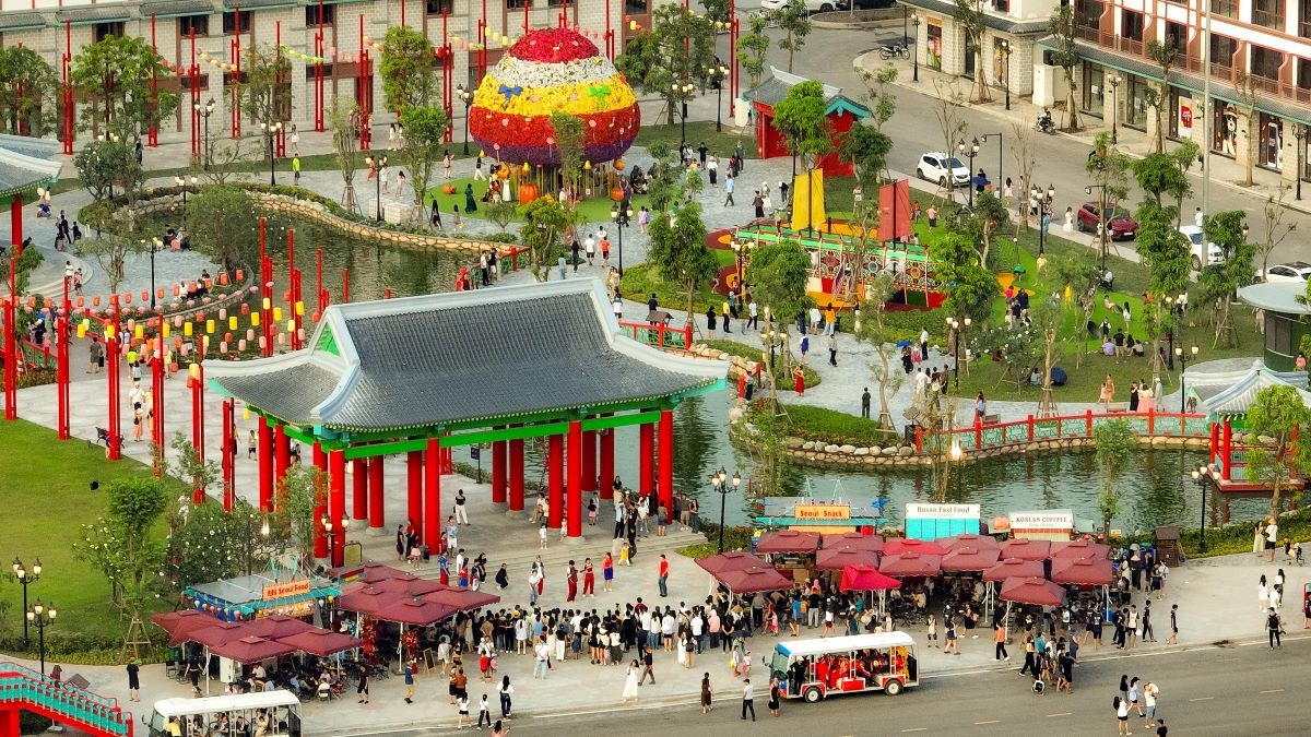 Phố đi bộ Công viên Vũ Yên kéo dài 2km, sẽ là nơi tổ chức nhiều lễ hội đường phố hấp dẫn