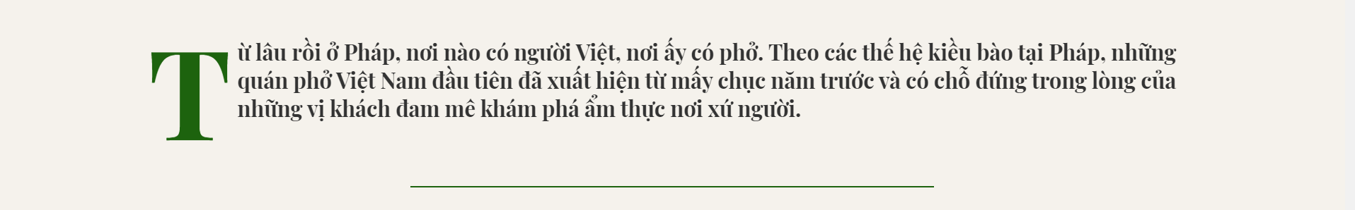 Sắc màu phở Việt trên đất Pháp