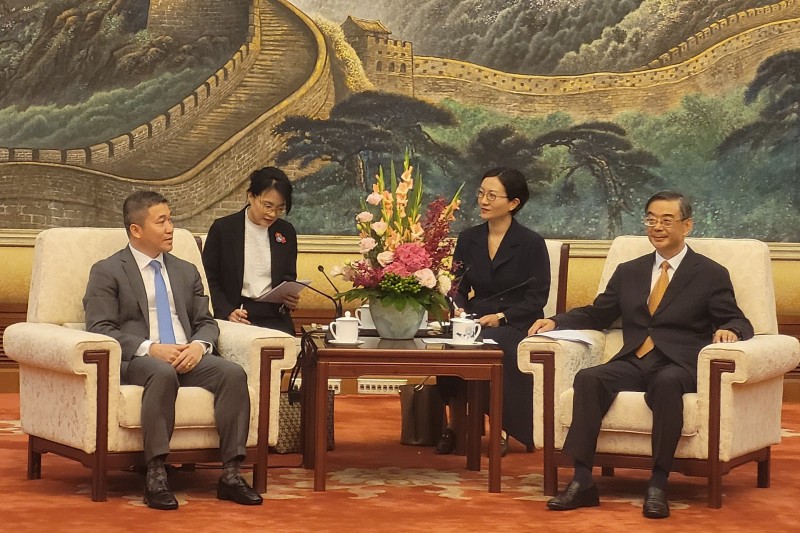 Phó Chủ tịch Chính hiệp Trung Quốc tiếp đại biểu dự Diễn đàn nhân dân Việt - Trung lần thứ 12