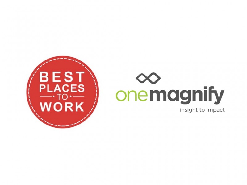 Công ty OneMagnify được công nhận là “Nơi làm việc Tốt nhất” ở Ấn Độ năm thứ 3 liên tiếp