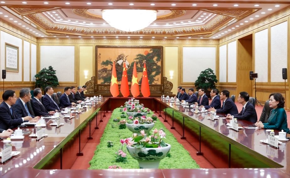 Thủ tướng Phạm Minh Chính hội kiến Tổng Bí thư, Chủ tịch nước Trung Quốc Tập Cận Bình