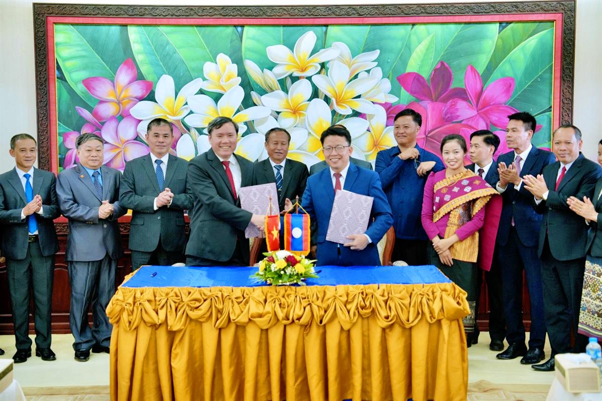 Học viện Chính trị quốc gia Hồ Chí Minh và Học viện Chính trị và Hành chính quốc gia Lào ký thỏa thuận hợp tác giai đoạn 2024 - 2028