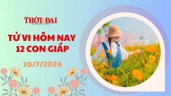 Tử vi hôm nay 12 con giáp 10/7/2024: Thìn thu nhập thăng tiến