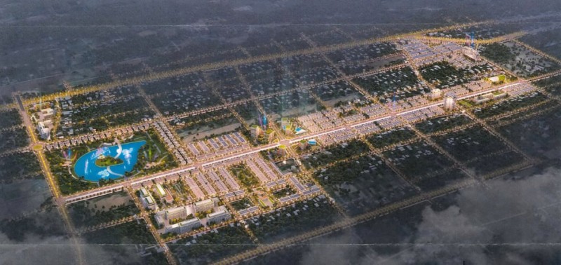 Phối cảnh dự án Khu đô thị Nghi Liên, xã Nghi Liên, thành phố Vinh, tỉnh Nghệ An.