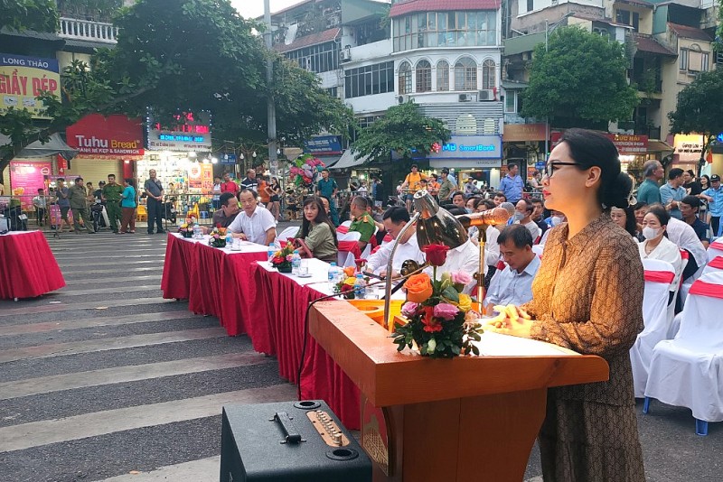 bà Lê Anh Thư - Phó Chủ tịch UBND quận Hoàn Kiếm - đã đánh giá