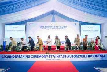 vinfast chinh thuc dong tho nha may lap rap xe dien tai indonesia