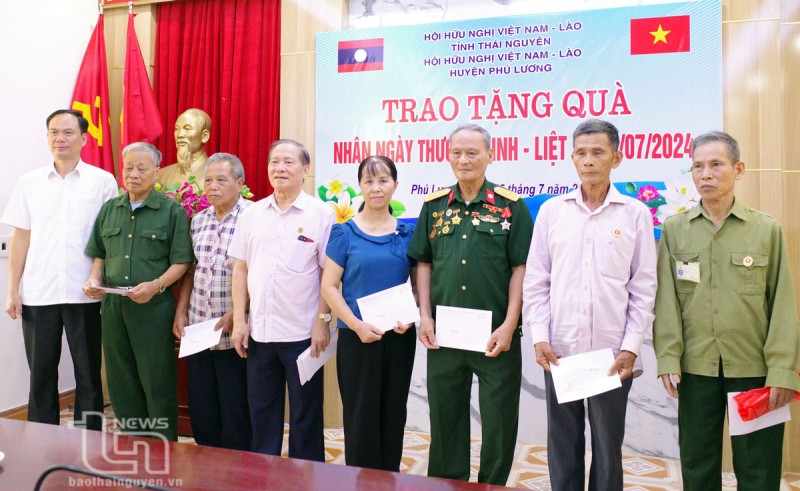 Hội hữu nghị Việt Nam - Lào tỉnh Thái Nguyên tri ân thương, bệnh binh từng tham gia chiến đấu tại Lào