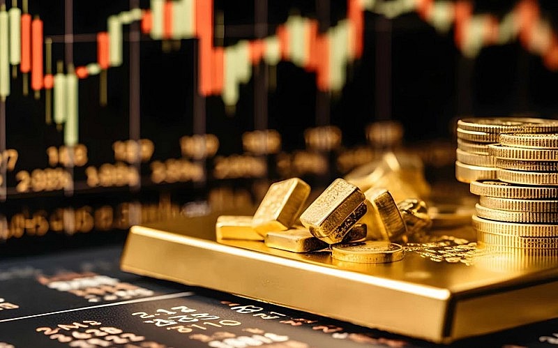 Giá vàng thế giới tăng vọt lên mức cao nhất mọi thời đại