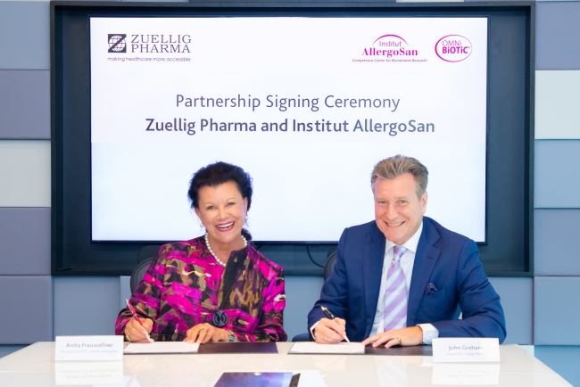 Zuellig Pharma hợp tác với Institut AllergoSan đưa sản phẩm men vi sinh OMNi-BiOTiC® đến châu Á