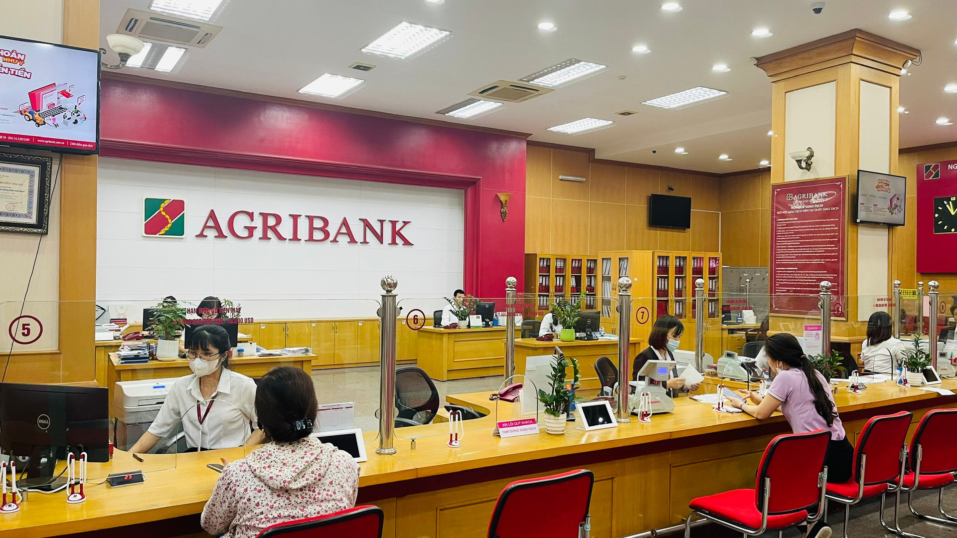 Đến cuối tháng 6, tăng trưởng tín dụng của Agribank mới đạt 2,58%