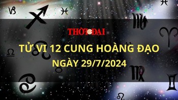 Tử vi hôm nay 12 cung hoàng đạo 29/7/2024: Cự Giải tình cảm êm ấm hòa thuận