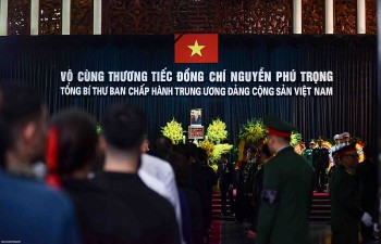 Tổng Bí thư Nguyễn Phú Trọng sẽ sống mãi trong ký ức các lực lượng yêu chuộng hòa bình toàn thế giới