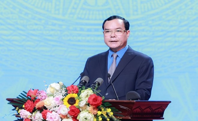Chủ tịch Tổng LĐLĐVN Nguyễn Đình Khang (Ảnh: H.N).