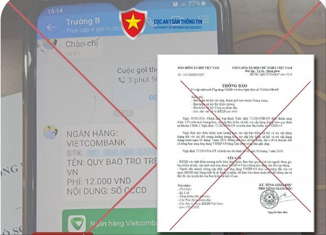 Cục An toàn thông tin cảnh báo 3 hình thức giả mạo, mạo danh lừa đảo chiếm đoạt tài sản