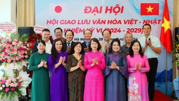 Ông Lê Ngọc Định tái đắc cử Chủ tịch Hội Giao lưu Văn hóa Việt - Nhật