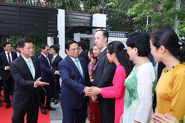 Thủ tướng Phạm Minh Chính: Đại sứ quán cần quan tâm đến kiều bào bằng những hành động cụ thể, thiết thực