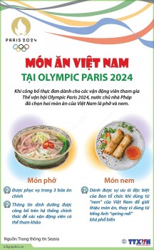 Phở và nem Việt Nam tại Olympic Paris 2024