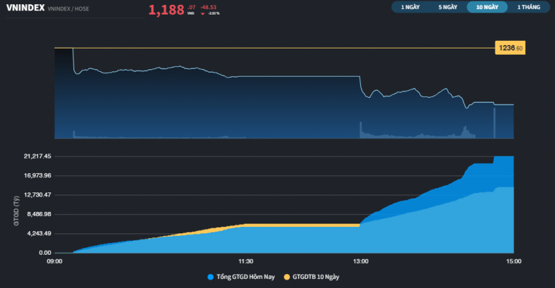 Thị trường châu Á lao dốc, VN-Index chỉ giảm 4%