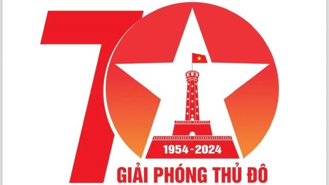 Thống nhất mẫu biểu trưng kỷ niệm 70 năm Giải phóng Thủ đô