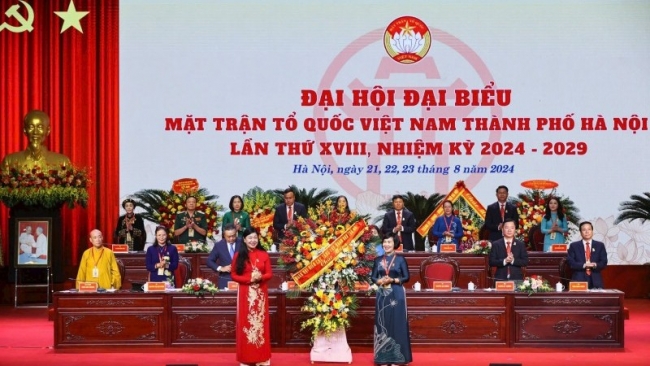 Khai mạc Đại hội đại biểu MTTQ Việt Nam thành phố Hà Nội lần thứ XVIII, nhiệm kỳ 2024-2029