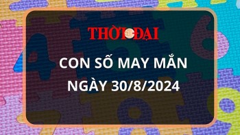 Con số may mắn hôm nay 30/8/2024 12 con giáp: Thìn thần tài gõ cửa