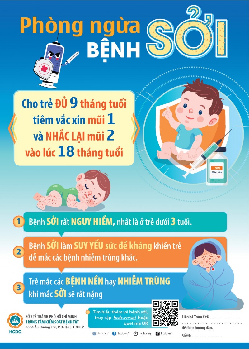 TP.HCM công bố dịch sởi, phụ huynh cần làm gì để bảo vệ trẻ?